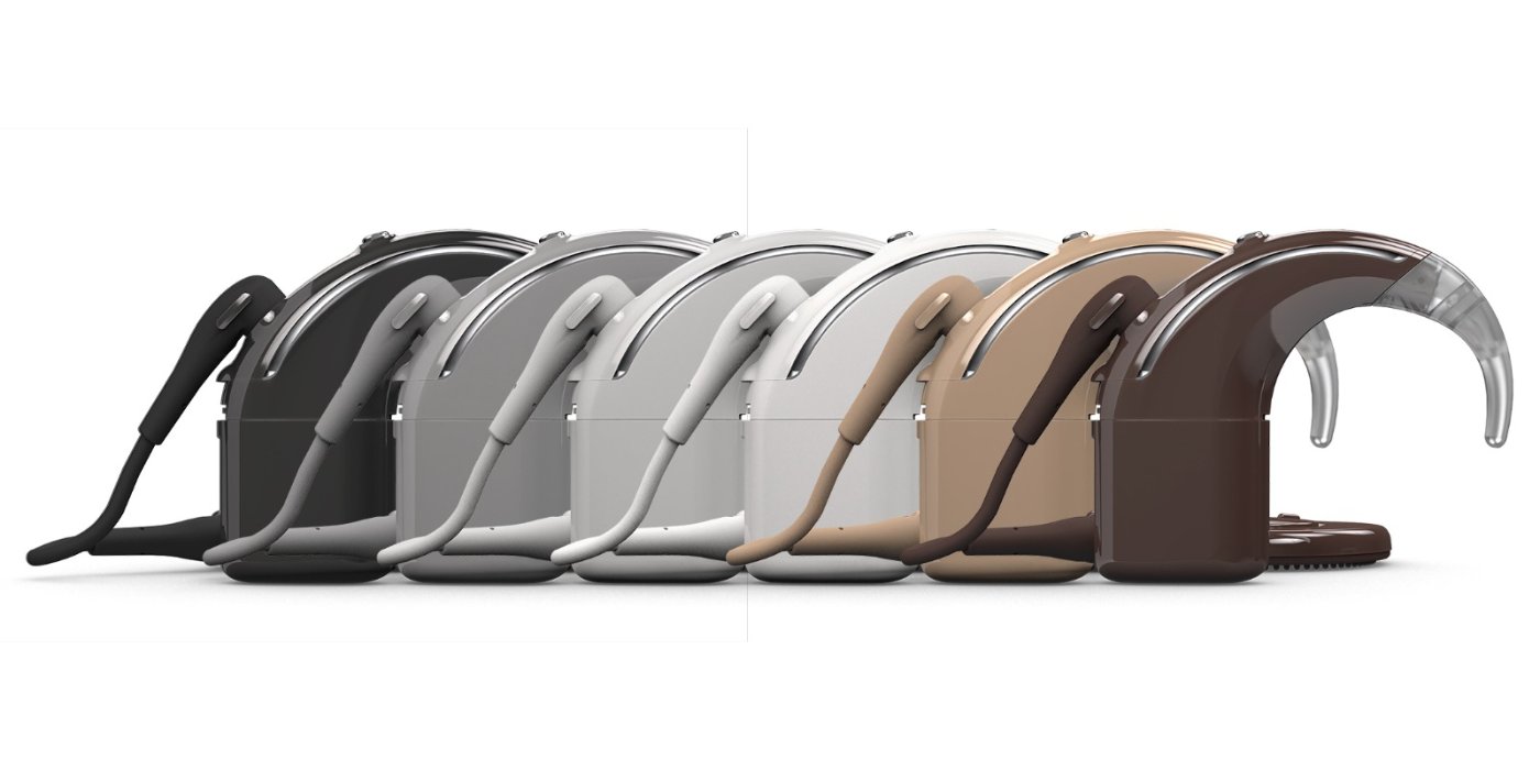 Procesador de sonido Nucleus 8 en varios colores